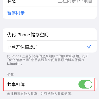 新巴尔虎左苹果手机维修分享在iPhone上找不到共享相簿怎么办 